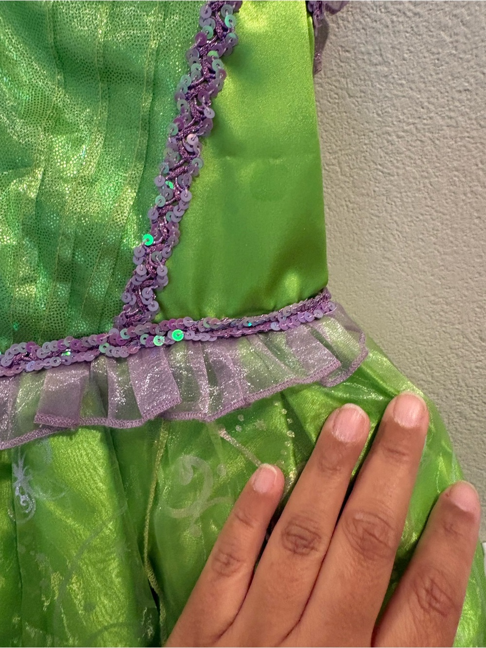 Disney Store Tinker Bell Halloween Costume Toddler Girls Size 5/6 Fairy Princess - Picture 13 of 16